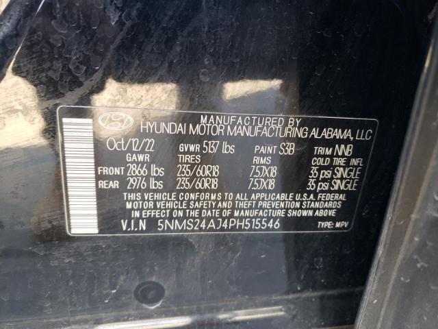 2023 HYUNDAI SANTA FE S - 5NMS24AJ4PH515546