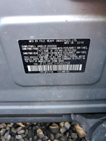 2015 SUBARU FORESTER 2 - JF2SJAHC1FH560258