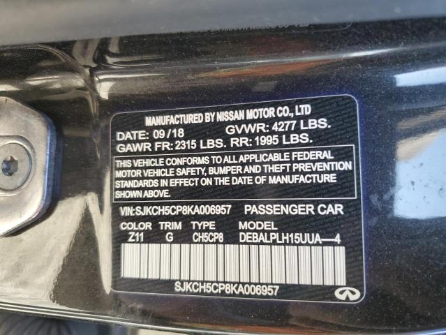 2019 INFINITI QX30 PURE - SJKCH5CP8KA006957