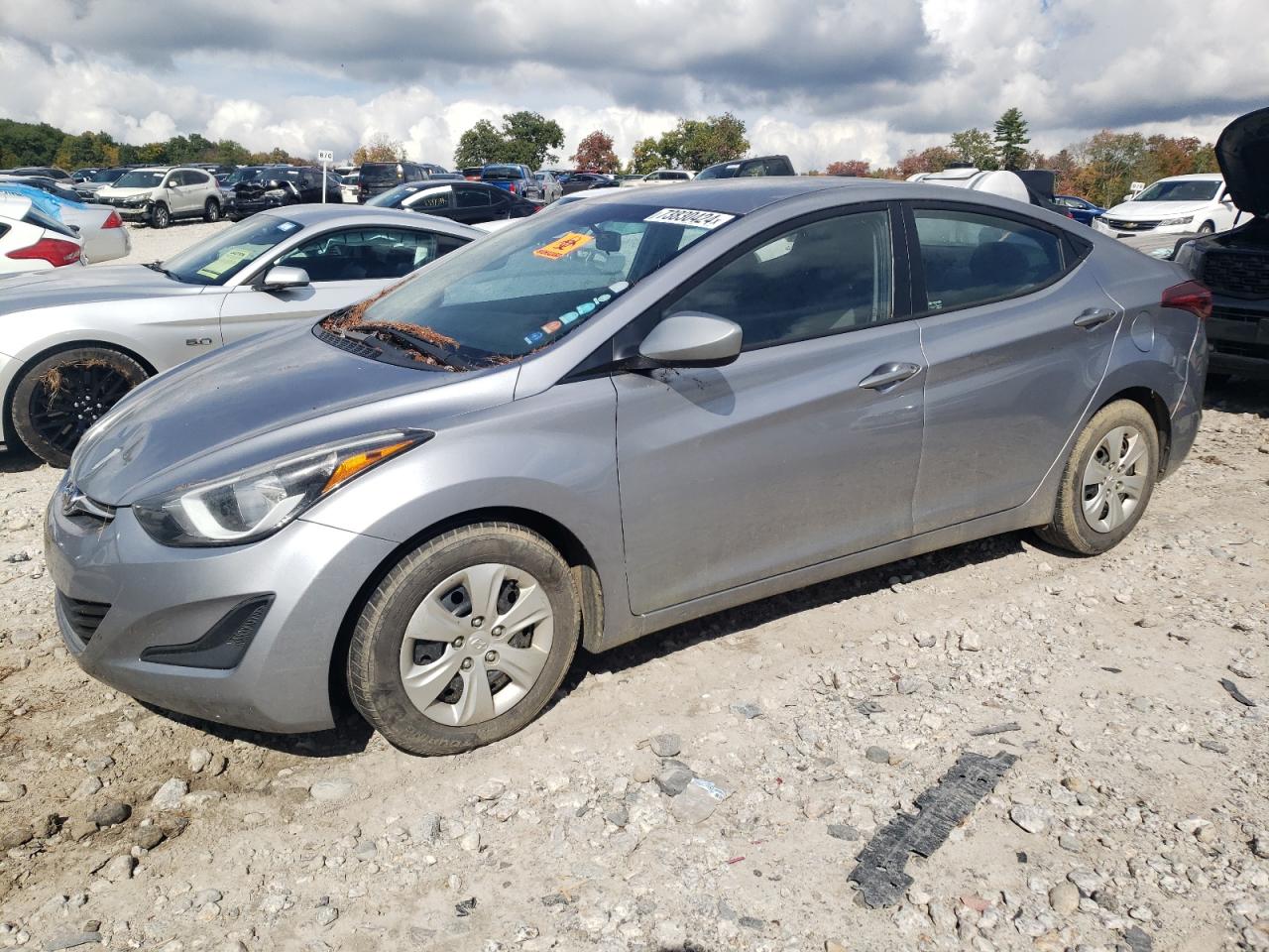 HYUNDAI ELANTRA SE 2016 silver  gas 5NPDH4AE5GH785785 photo #1