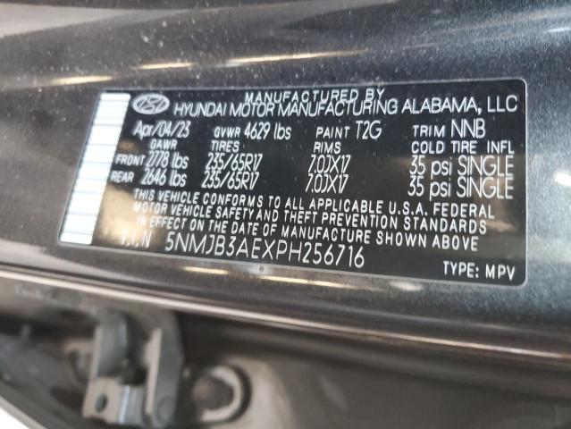 2023 HYUNDAI TUCSON SEL - 5NMJB3AEXPH256716
