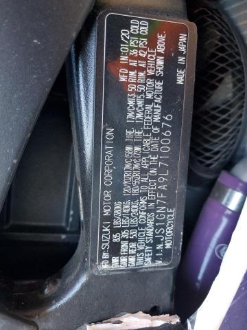 2020 SUZUKI GSX-R600 JS1GN7FA9L7100676