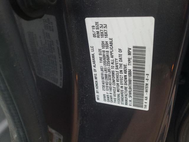 2019 HONDA ODYSSEY EX - 5FNRL6H7XKB110884