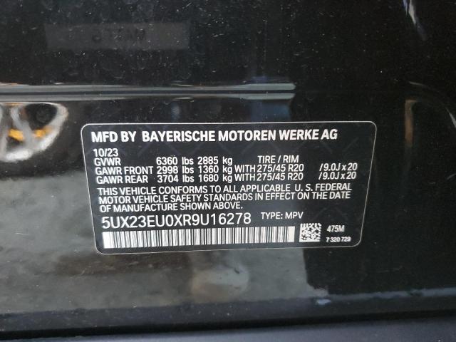 2024 BMW X5 XDRIVE4 - 5UX23EU0XR9U16278
