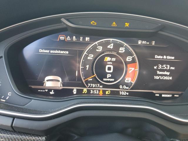 2018 AUDI S5 PRESTIG - WAUC4CF5XJA060009