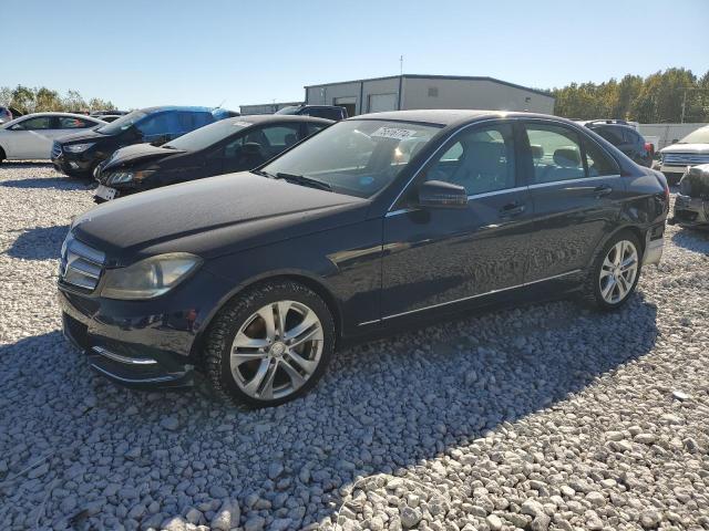 MERCEDES-BENZ C 300 4MAT 2012 blue sedan 4d gas WDDGF8BB3CF900957 photo #1