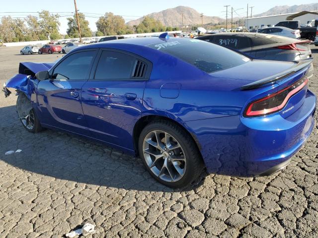 DODGE CHARGER SX 2020 blue  flexible fuel 2C3CDXBGXLH138119 photo #3