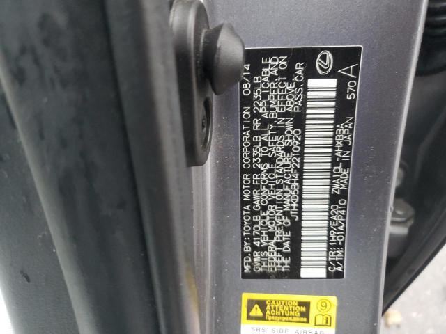 2015 LEXUS CT 200 JTHKD5BH4F2210920