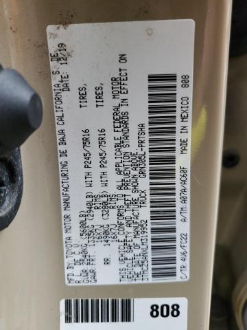 2020 TOYOTA TACOMA DOU - 3TMCZ5ANXLM319952