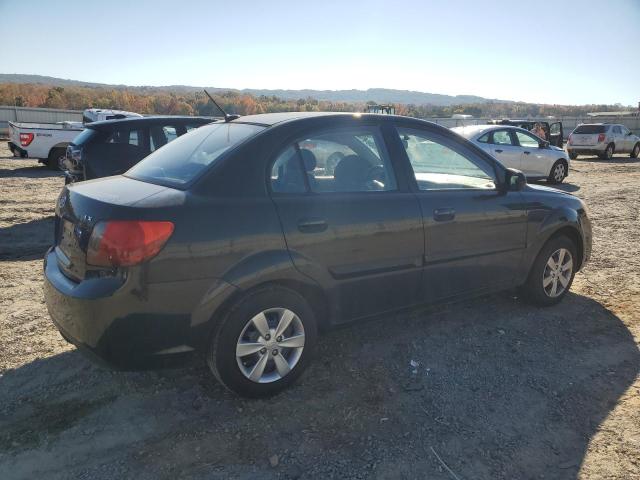 KIA RIO BASE 2011 black  gas KNADH4A39B6952874 photo #4