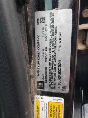 2019 CHEVROLET SPARK 1LT - KL8CD6SA9KC798941