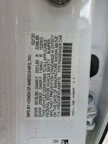 2020 HONDA ACCORD HYB - 1HGCV3F47LA006775