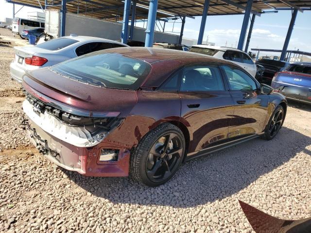 LUCID MOTORS AIR PURE 2024 maroon  electric 50EA1PGA8RA001327 photo #4