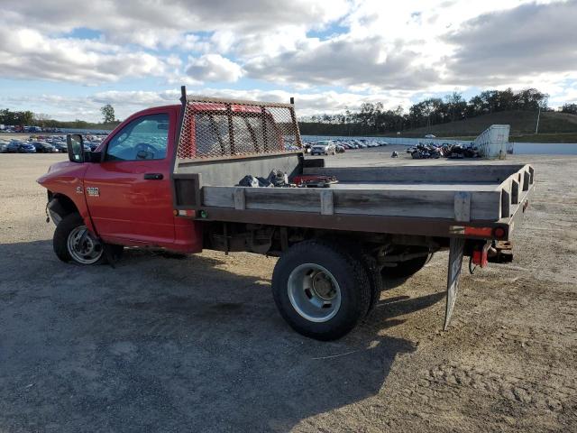 DODGE RAM 3500 2011 red pickup diesel 3D73Y4EL2BG621650 photo #3