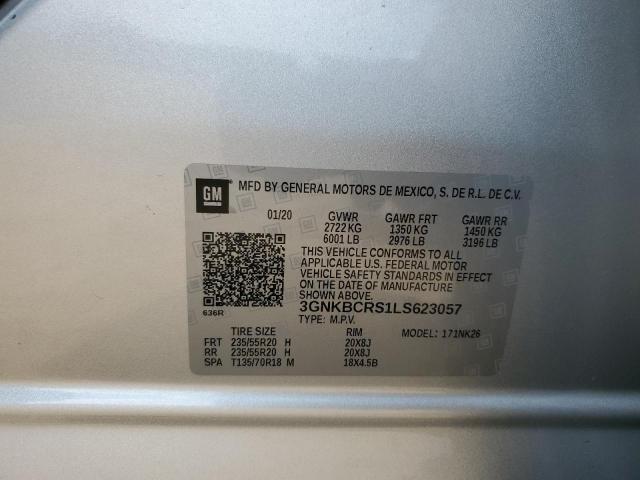 2020 CHEVROLET BLAZER 2LT - 3GNKBCRS1LS623057