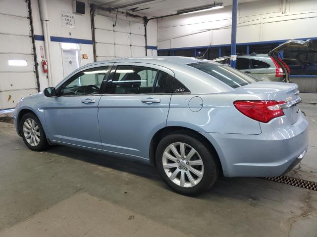 CHRYSLER 200 TOURIN 2014 blue sedan 4d gas 1C3CCBBB4EN153400 photo #3