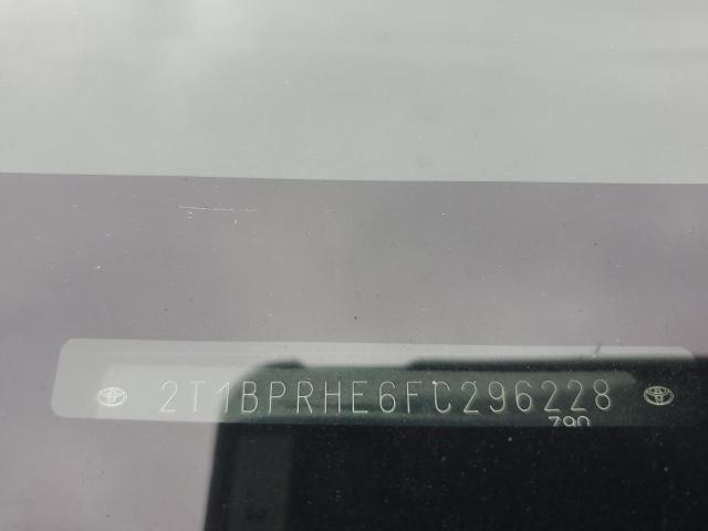 2015 TOYOTA COROLLA EC - 2T1BPRHE6FC296228