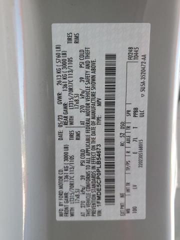 2023 FORD BRONCO BAS - 1FMDE5CP0PLB54673