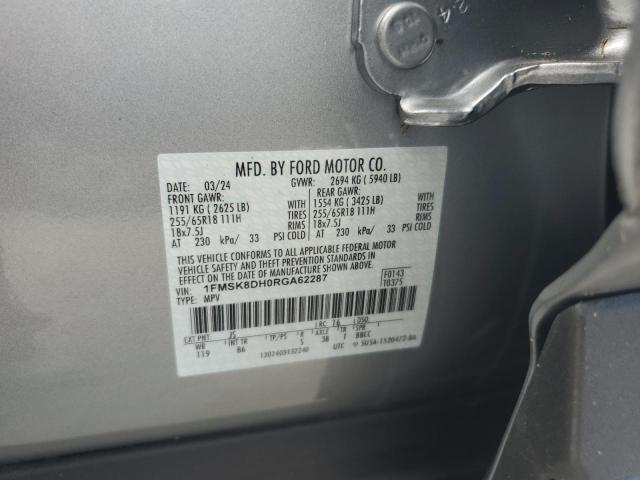 2024 FORD EXPLORER X - 1FMSK8DH0RGA62287