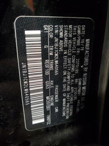 2020 NISSAN ROGUE SPOR - JN1BJ1CW2LW640565