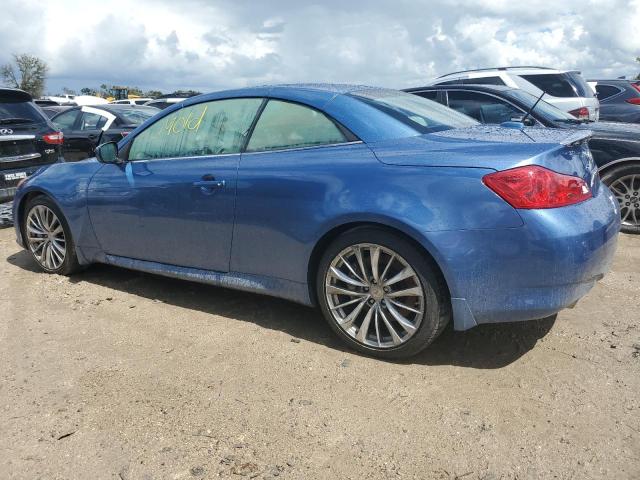 INFINITI G37 BASE 2012 blue  gas JN1CV6FE9CM202582 photo #3