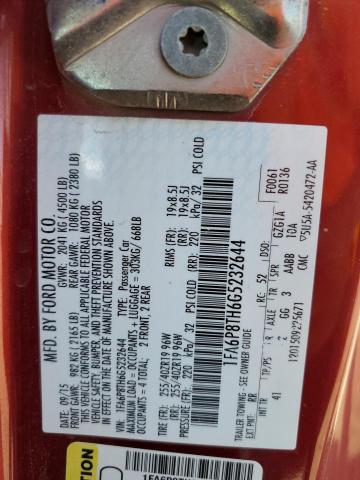 2016 FORD MUSTANG - 1FA6P8TH6G5232644