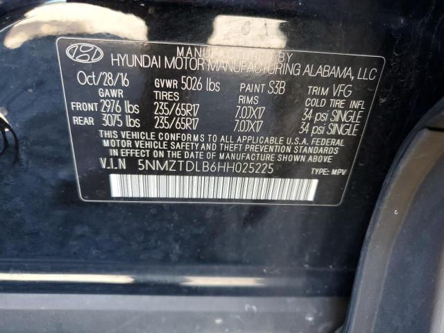 2017 HYUNDAI SANTA FE S - 5NMZTDLB6HH025225