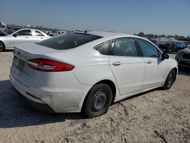 FORD FUSION S 2019 white  gas 3FA6P0G70KR283100 photo #4