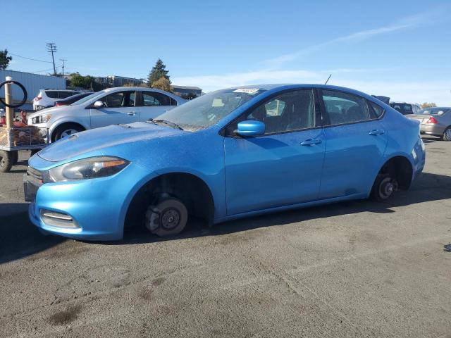 DODGE DART SXT S 2016 blue  gas 1C3CDFFH0GD822385 photo #1