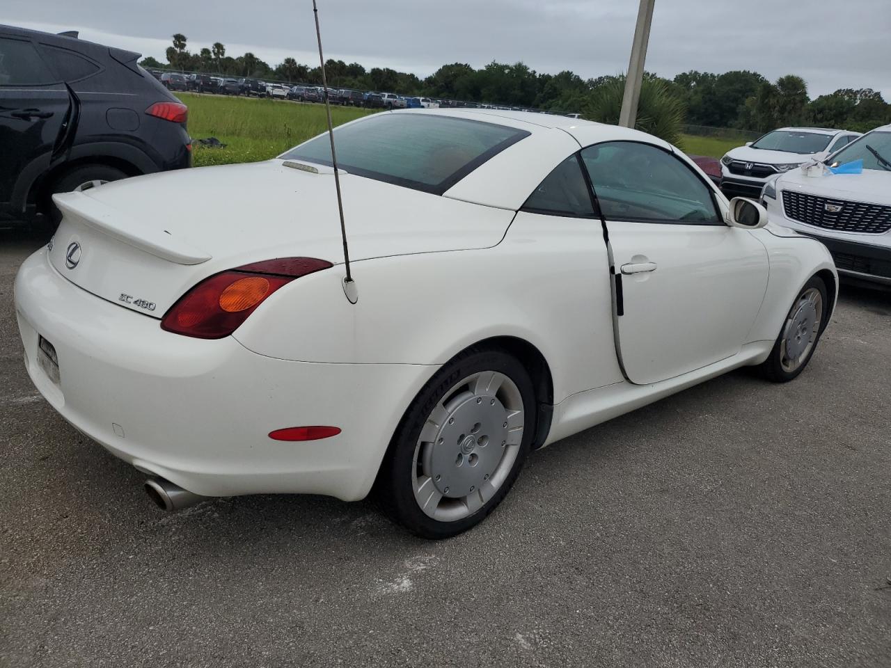 LEXUS SC 430 2002 white  gas JTHFN48Y720001922 photo #4