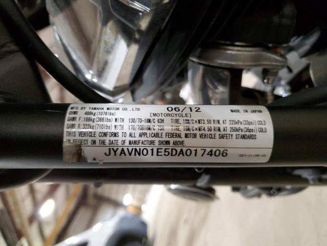 2013 YAMAHA XVS950 A JYAVN01E5DA017406