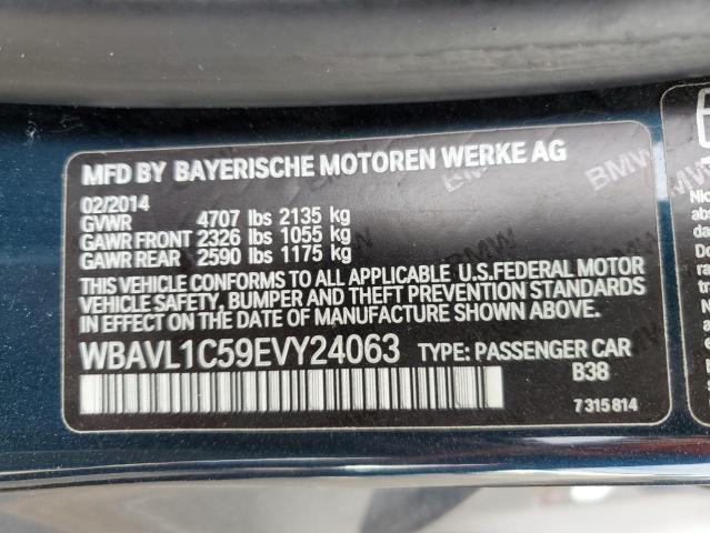 VIN WBAVL1C59EVY24063 2014 BMW X1, Xdrive28I no.14