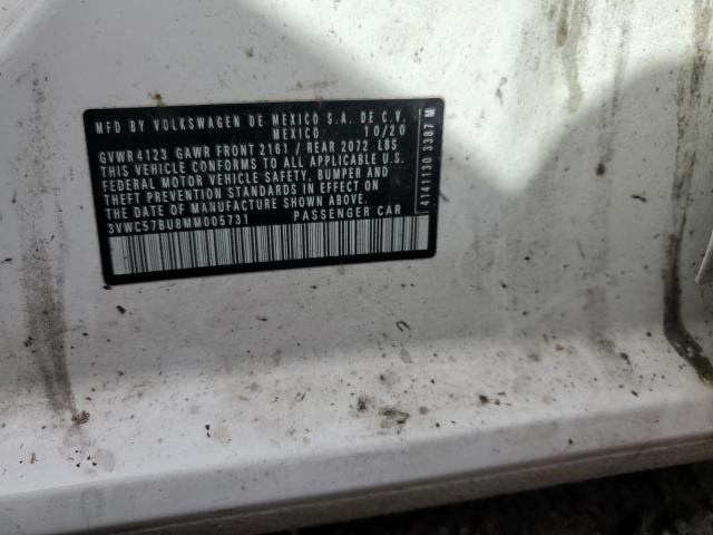 2021 VOLKSWAGEN JETTA S - 3VWC57BU8MM005731