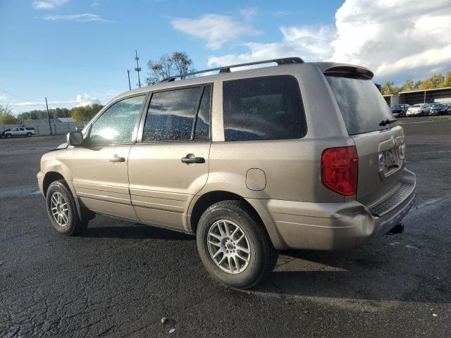 HONDA PILOT EXL 2004 beige  gas 2HKYF18554H619807 photo #3