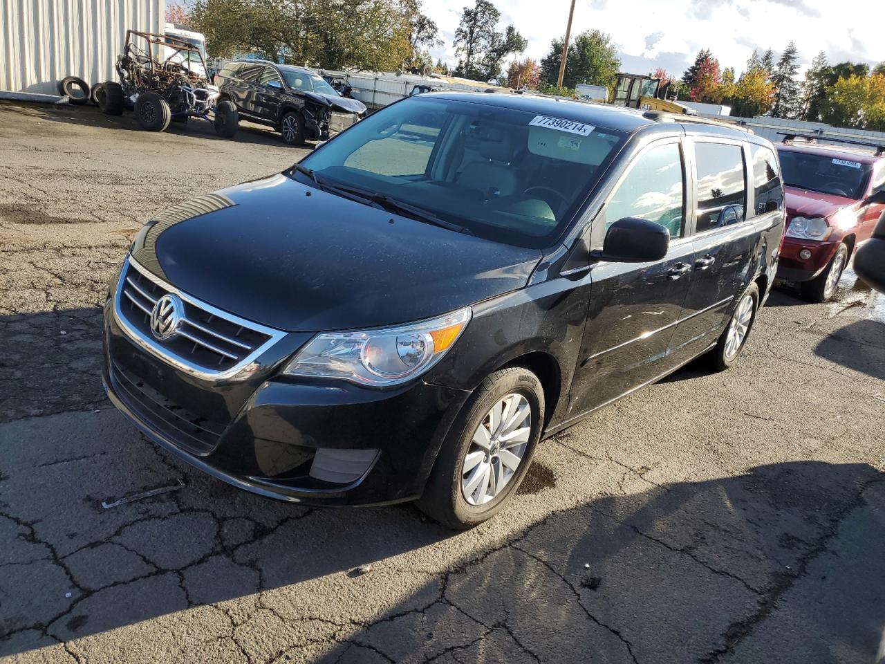 VOLKSWAGEN ROUTAN SEL 2012 black  Flexible Fuel 2C4RVACG7CR277083 photo #1