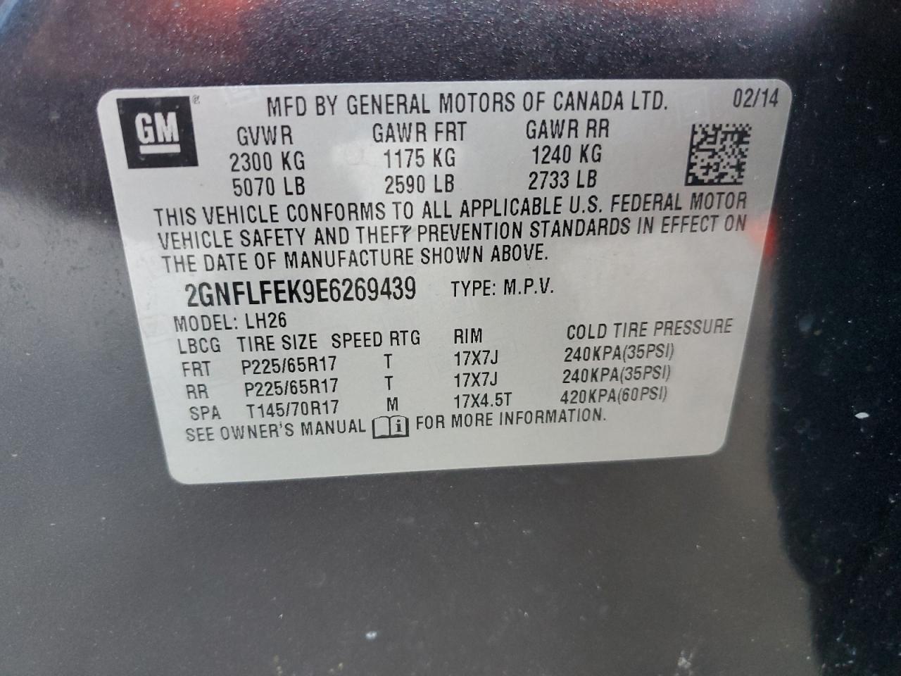 CHEVROLET EQUINOX LT