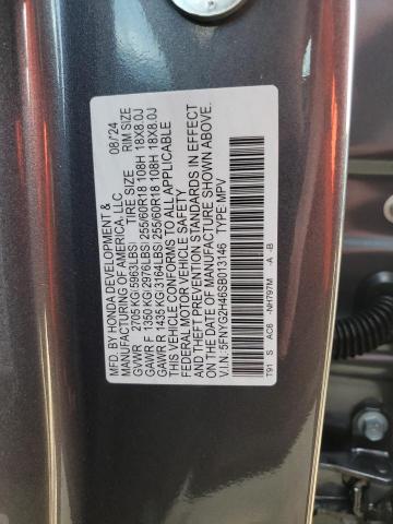 VIN 5FNYG2H46SB013146 2025 HONDA PILOT no.14