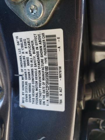 2016 HONDA CIVIC LX - 19XFC2F5XGE050180
