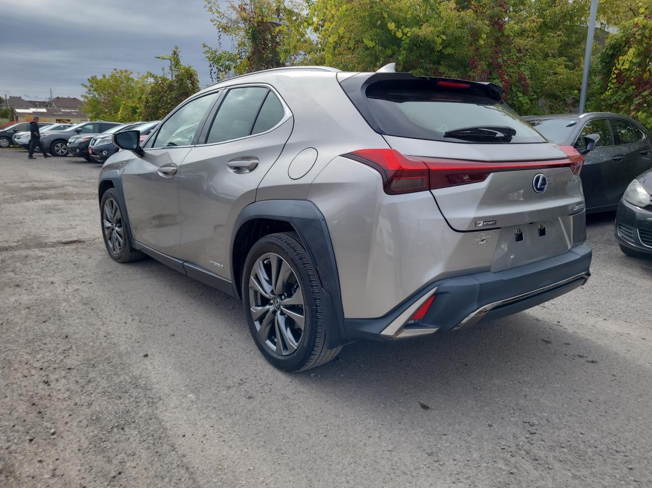 LEXUS UX 250H 2019 silver  hybrid engine JTHU9JBH6K2011980 photo #4