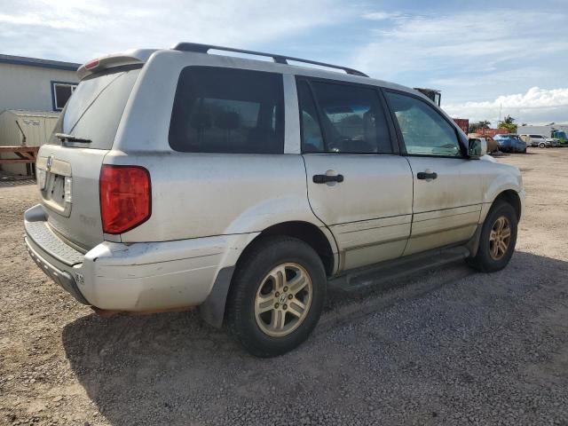 HONDA PILOT EX 2003 silver  gas 2HKYF18493H500325 photo #4