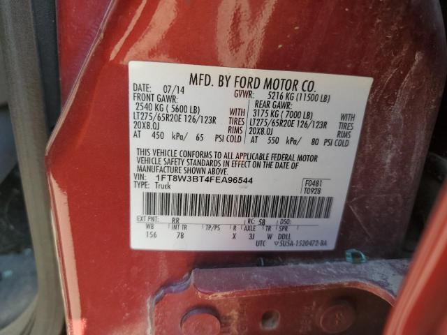 2015 FORD F350 SUPER - 1FT8W3BT4FEA96544