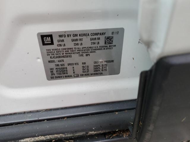 2017 BUICK ENCORE PRE - KL4CJASBXHB258163