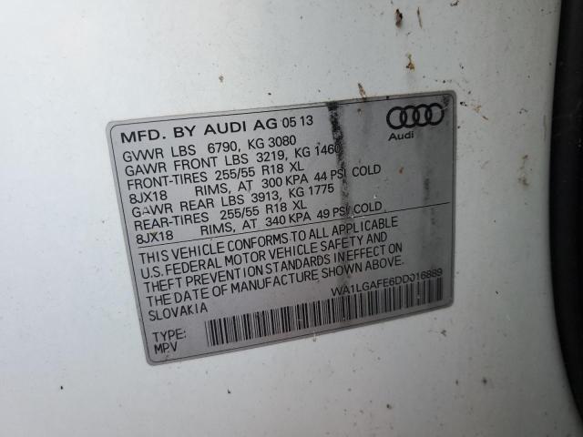 VIN WA1LGAFE6DD016889 2013 Audi Q7, Premium Plus no.13