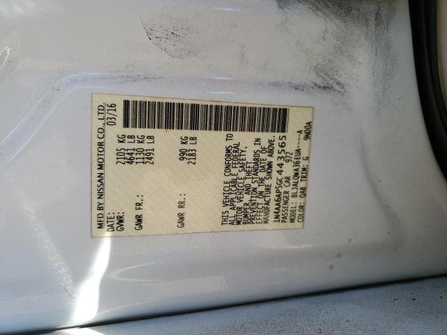 2016 NISSAN MAXIMA 3.5 - 1N4AA6AP5GC443565