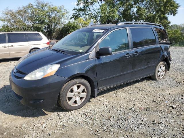 TOYOTA SIENNA CE 2010 black sports v gas 5TDKK4CC3AS328625 photo #1