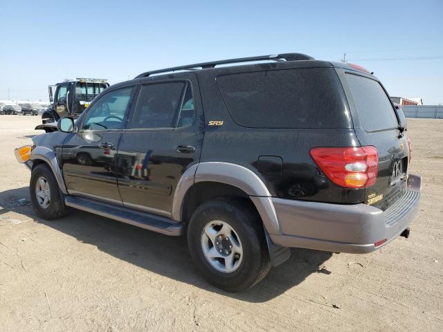 TOYOTA SEQUOIA 2002 black  gas 5TDBT44A22S069086 photo #3