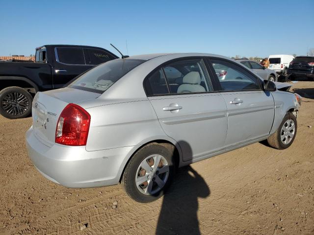 HYUNDAI ACCENT GLS 2008 silver sedan 4d gas KMHCN46C28U241579 photo #4