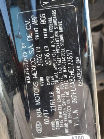 2017 KIA FORTE EX - 3KPFL4A82HE123637