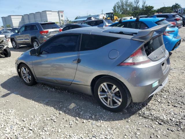 HONDA CR-Z 2011 gray hatchbac hybrid engine JHMZF1D44BS007323 photo #3