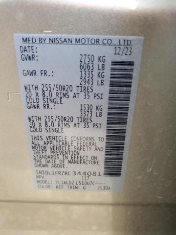 2024 INFINITI QX60 LUXE - 5N1DL1FR7RC344081